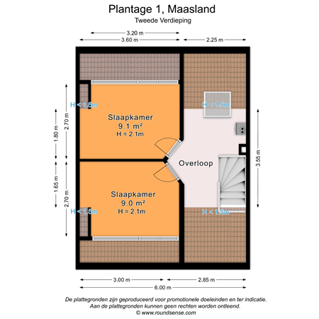 Floorplan - Plantage 1, 3155 AW Maasland