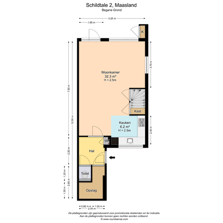 Floorplan - Schildtale 2, 3155 NG Maasland
