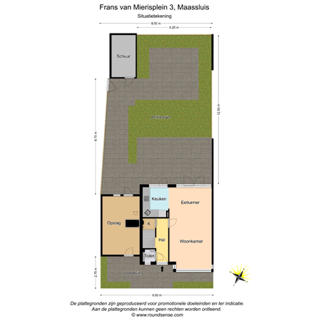 Floorplan - Frans Van Mierisplein 3, 3141 GC Maassluis