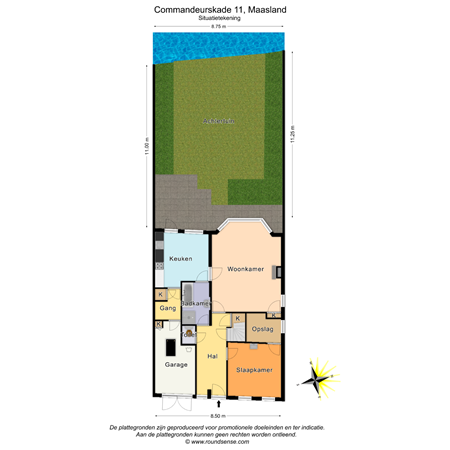 Floorplan - Commandeurskade 11, 3155 AC Maasland