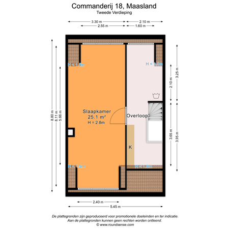Floorplan - Commanderij 18, 3155 AA Maasland
