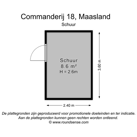 Floorplan - Commanderij 18, 3155 AA Maasland