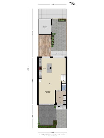 Floorplan - Hofsingel 9, 3155 AL Maasland