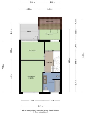 Floorplan - Hofsingel 9, 3155 AL Maasland