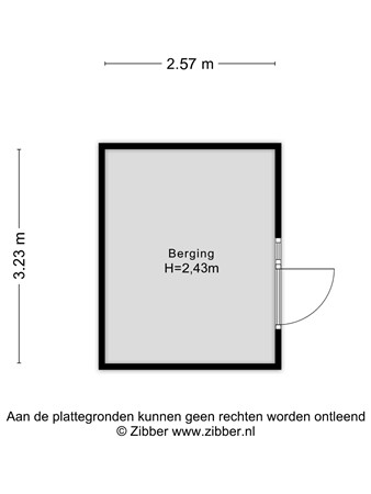 Floorplan - Hofsingel 9, 3155 AL Maasland