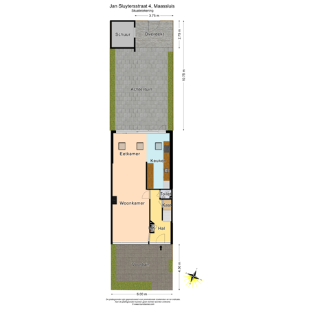 Floorplan - Jan Sluytersstraat 4, 3141 KH Maassluis
