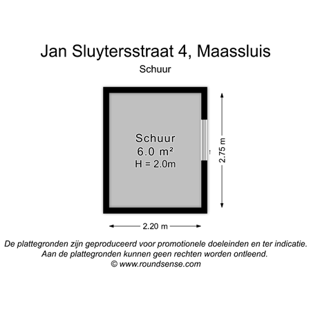 Floorplan - Jan Sluytersstraat 4, 3141 KH Maassluis