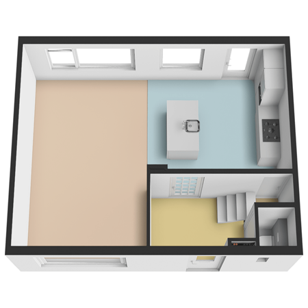 Floorplan - Huis te Veldelaan 49, 3155 SC Maasland