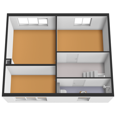 Floorplan - Huis te Veldelaan 49, 3155 SC Maasland
