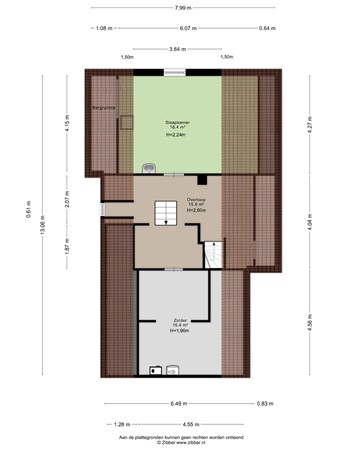 Floorplan - Maassluiseweg 17, 3155 EJ Maasland