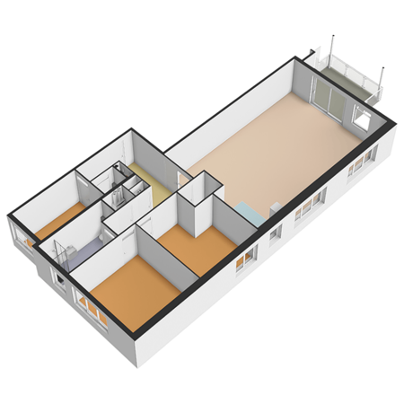 Floorplan - Boumare 120, 3155 PB Maasland