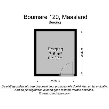 Floorplan - Boumare 120, 3155 PB Maasland
