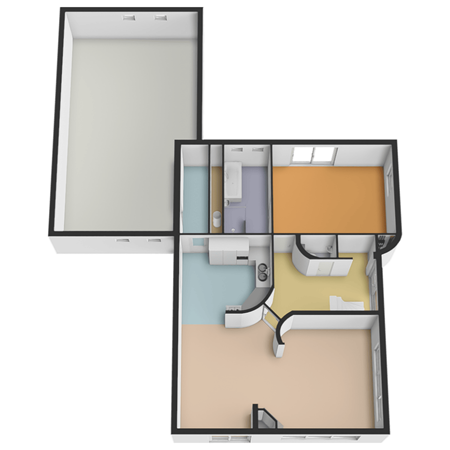 Floorplan - Kluiskade 20A, 3155 BH Maasland