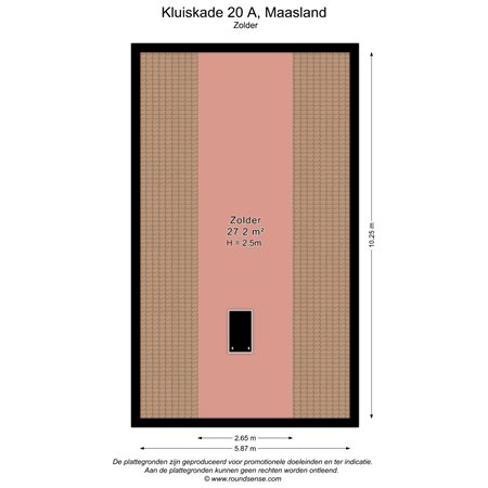 Floorplan - Kluiskade 20A, 3155 BH Maasland