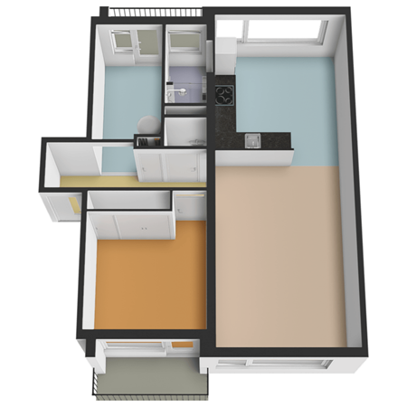 Floorplan - Jeroen Boschstraat 33, 3141 XJ Maassluis