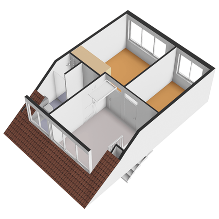 Floorplan - Werve 25, 3155 GL Maasland