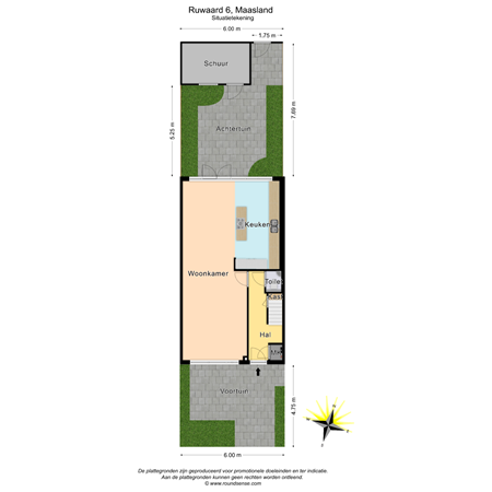 Floorplan - Ruwaard 6, 3155 BP Maasland