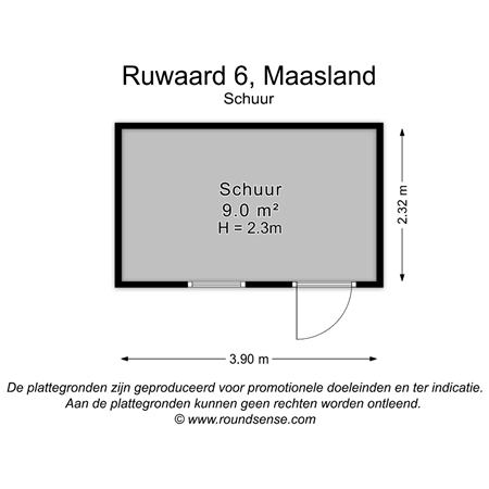 Floorplan - Ruwaard 6, 3155 BP Maasland