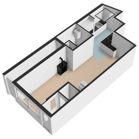 Floorplan - 's-Herenstraat 62, 3155 SL Maasland