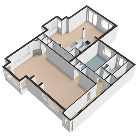 Floorplan - Prinses Irenelaan 13, 3155 TK Maasland