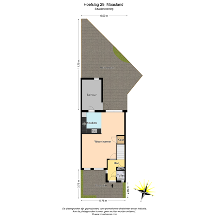 Floorplan - Hoefslag 29, 3155 BZ Maasland