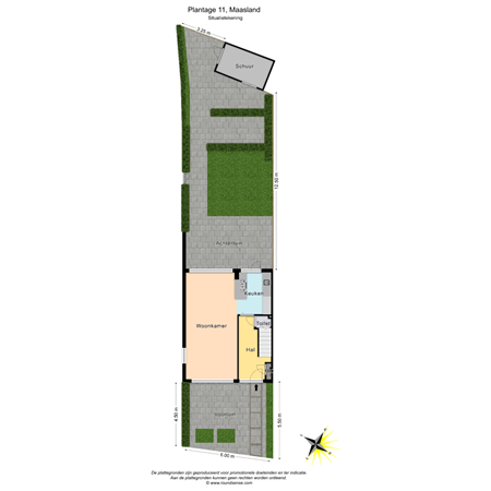Floorplan - Plantage 11, 3155 AW Maasland