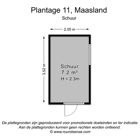 Floorplan - Plantage 11, 3155 AW Maasland