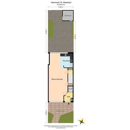 Floorplan - Heemraad 35, 3155 GB Maasland