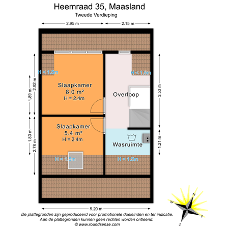 Floorplan - Heemraad 35, 3155 GB Maasland