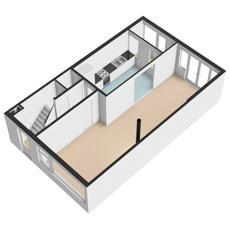 Floorplan - Slot de Houvelaan 29, 3155 VR Maasland