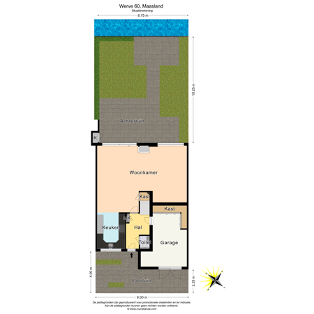 Floorplan - Werve 60, 3155 GM Maasland