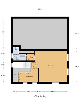 Floorplan - Weezenhof 1416, 6536 HK Nijmegen