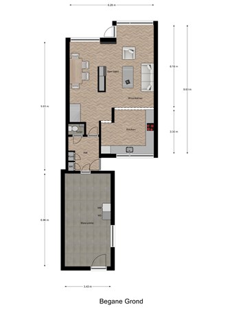 Floorplan - Ter Hunnepeplein 8, 7437 VL Bathmen