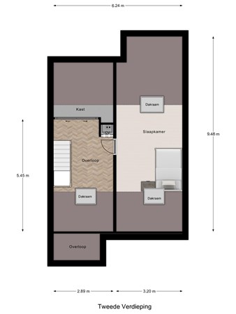 Floorplan - Ter Hunnepeplein 8, 7437 VL Bathmen