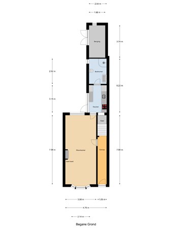 Floorplan - 1e Weerdsweg 94, 7412 WV Deventer