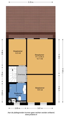 Floorplan - Warenargaarde 724, 7329 GP Apeldoorn