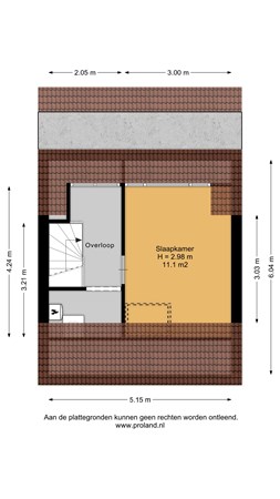 Floorplan - Warenargaarde 724, 7329 GP Apeldoorn