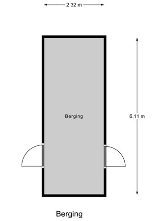 Floorplan - Donizettistraat 15, 7604 JN Almelo