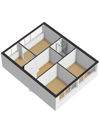 Floorplan - Donizettistraat 15, 7604 JN Almelo