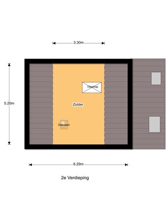 Floorplan - Kortelingstraat 60, 7412 JM Deventer