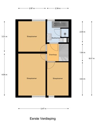 Floorplan - Wildenborch 12, 7006 HN Doetinchem