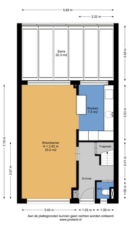 Floorplan - Geleenstraat 9, 7417 BC Deventer