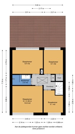 Floorplan - Geleenstraat 9, 7417 BC Deventer