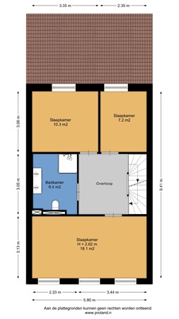 Floorplan - Roelofsbeldstraat 6, 7413 RV Deventer