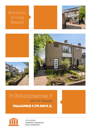 Brochure - Prinses Wilhelminastraat 6, 2676 XT MAASDIJK (1) - Prinses Wilhelminastraat 6, 2676 XT Maasdijk