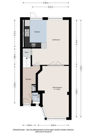 Polberg 32, 7772 EV Hardenberg - Begane grond - 2D.jpg
