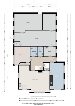 Vossebelt 43, 7751 SW Dalen - Begane grond - 2D.jpg