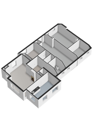 Vossebelt 43, 7751 SW Dalen - Begane grond - 3D.png