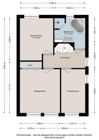 Blanckvoortallee 20, 7773 AT Hardenberg - Eerste verdieping - 2D.jpg