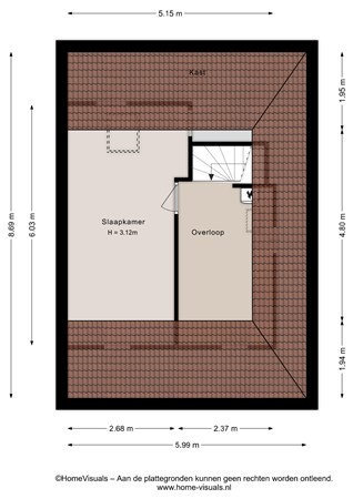 Blanckvoortallee 20, 7773 AT Hardenberg - Tweede verdieping - 2D.jpg